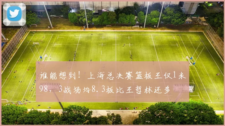 谁能想到!上海总决赛篮板王仅1米98,3战场均8.3板比王哲林还多